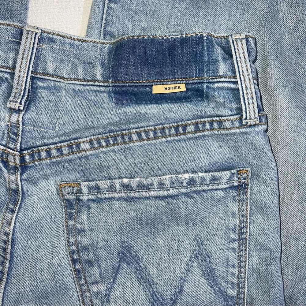 MOTHER Light Wash Wide Leg Flare Jeans - Picture 11 of 14